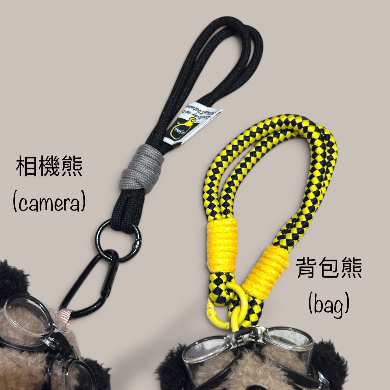 棕色毛絨小熊吊飾
